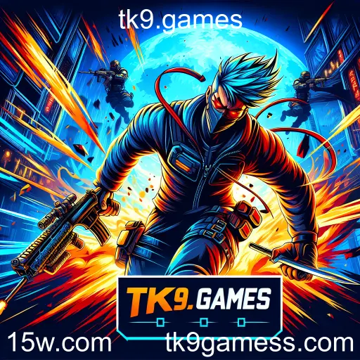 Imagem promocional da tk9.games mostrando a plataforma e suas vantagens
